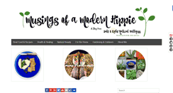 Desktop Screenshot of musingsofamodernhippie.com