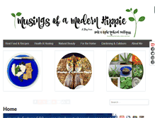 Tablet Screenshot of musingsofamodernhippie.com